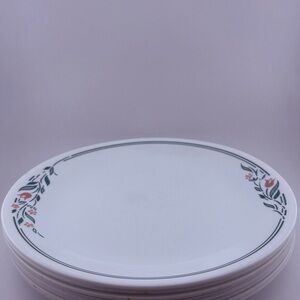 Vintage Corelle Rosemarie Dinner Plates 10” - set of 8